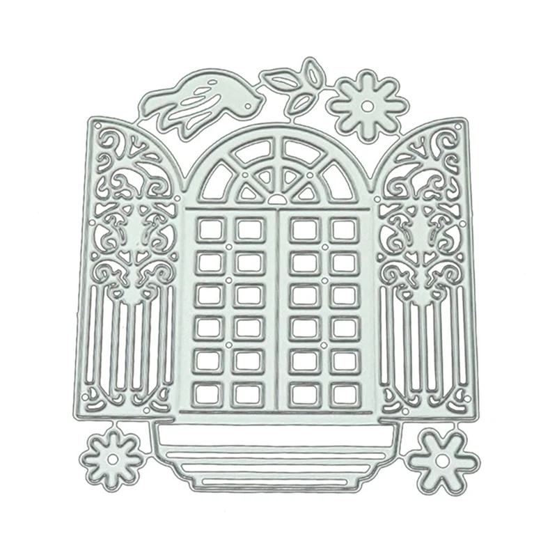 Металлические режущие штампы для окон фоновая форма скрапбукинга бумаги ножей