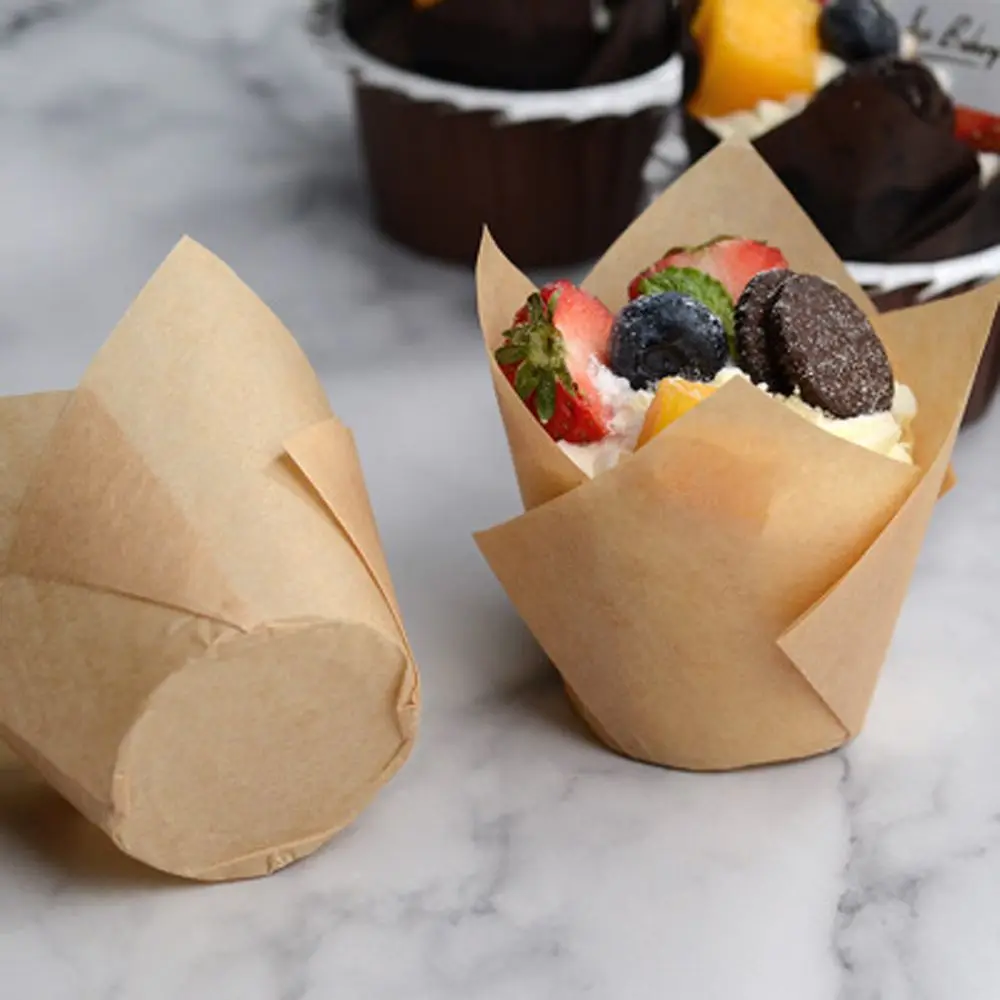 100 шт./компл. Бумажные Формочки для кексов формы торта формочки маффинов чехол