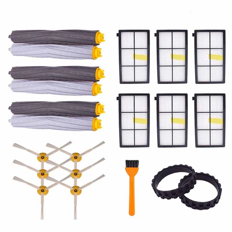 

21Pcs Hepa Brushes And Filters For Irobot Roomba 800 Series 800 860 865 866 870 871 880 885 886 890 900 960 966 980