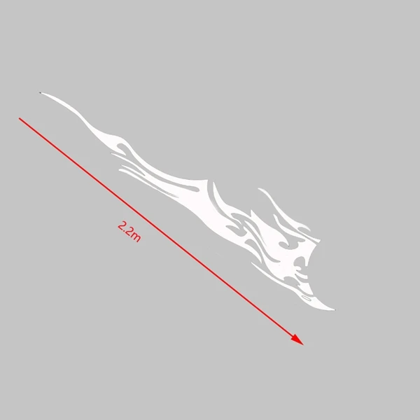 Наклейки на автомобиль авто пламя огонь мотоцикл наклейка весь корпус