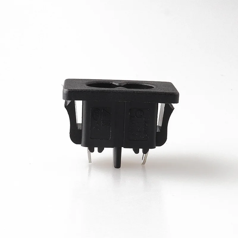 LZ-8-6S1 поп розетка IEC 60320 C8 Вход AC Розетка питания c8 ac Розетка Соединительный Штепсель
