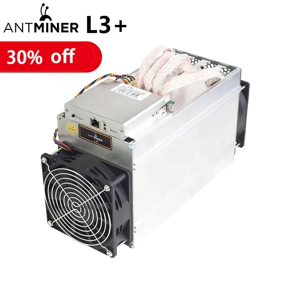 

L3++ 504Mh/S 580M 600Mh Scrypt Algorithm Plus Used Mining Asic Hashboard Litecoin Miner Bitmain Antminer L3+ With Power Supply