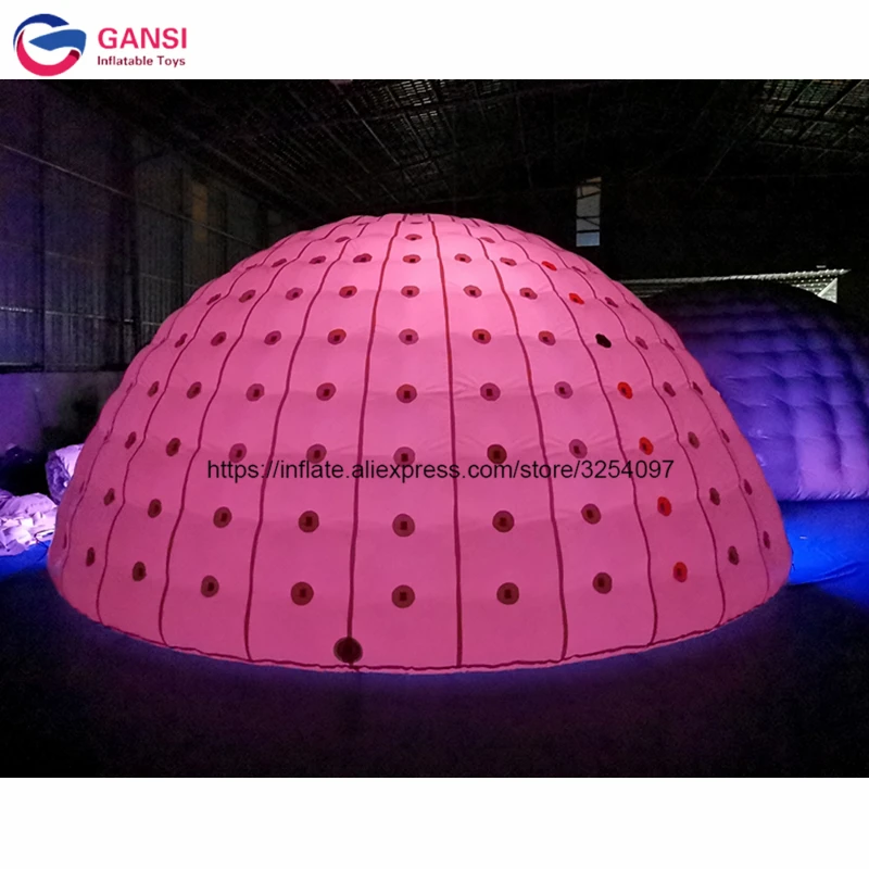 События деятельности led надувной кемпинг igloo палатка outdoot освещение купол дом с