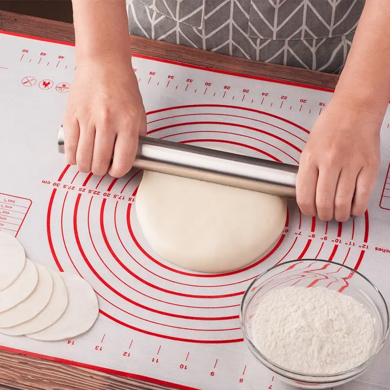 

Silicone Kneading Mat Boutique Non-stick Baking Mat baking Rolling and Cutting Pad Pizza Dough Fondant Cake Pastry Tools