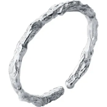 

Silver-plated Fine Candy Ring Female Ring Simple Trunk Opening Forefinger Ring Tin Foil R1560