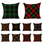 Чехол для подушки в шотландском стиле, 45 х45 см