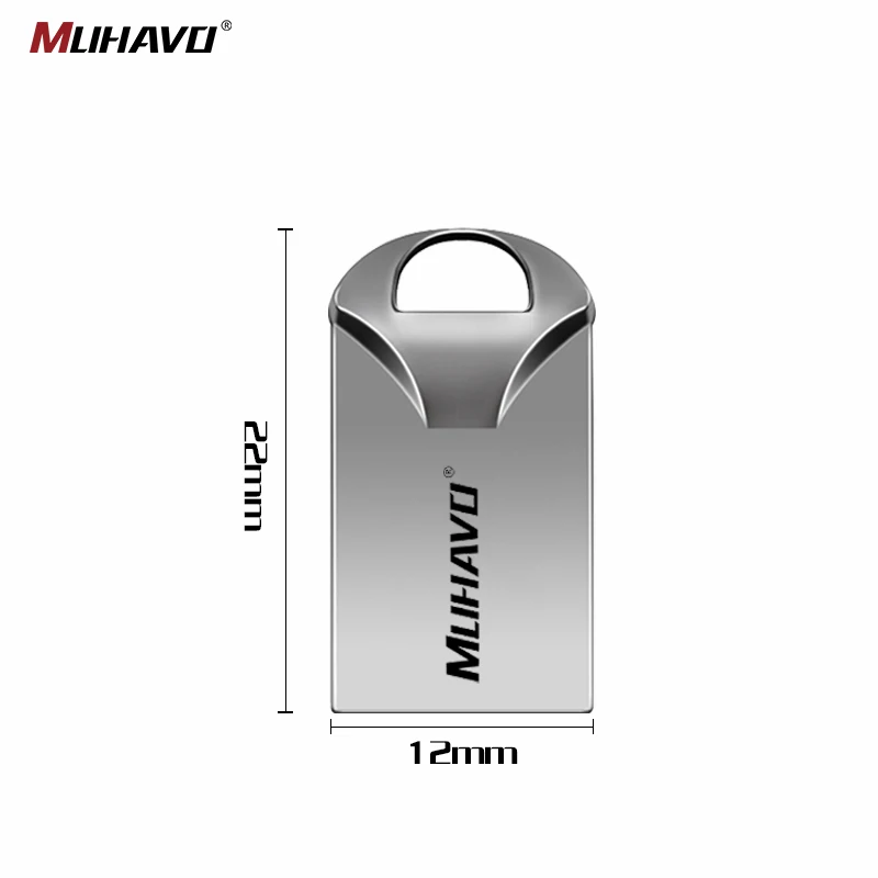 Супер Мини водонепроницаемый usb флеш-накопитель 128 ГБ 32 64 металлический 16 8 4