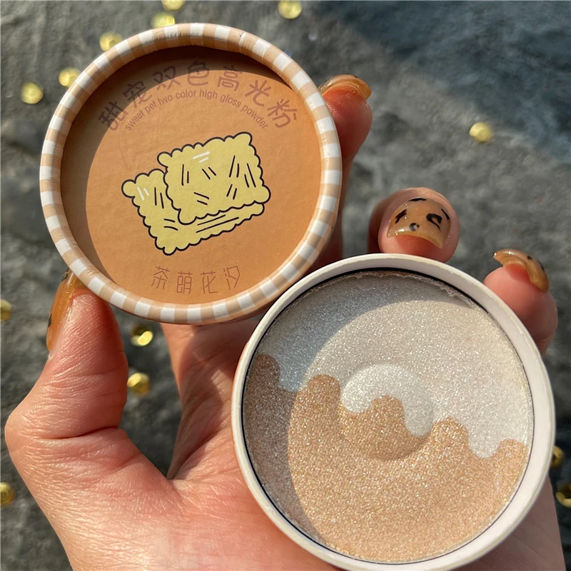 

Milk Tea Face Blush Mineral Natural Pigment Cheek Blusher Makeup Rouge Texture Contour Highlighter Face Bronzer Palette Cosmetic