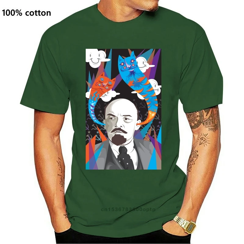 

New Men t shirt Castro Guevara Lenin Communist Parties Printed Fashion Cartoon t-shirt women