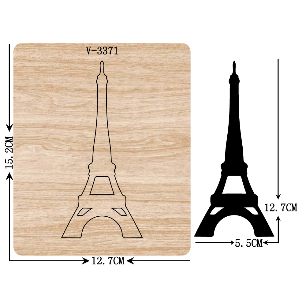 

New tower wooden dies cutting dies for scrapbooking Multiple sizes V-3371