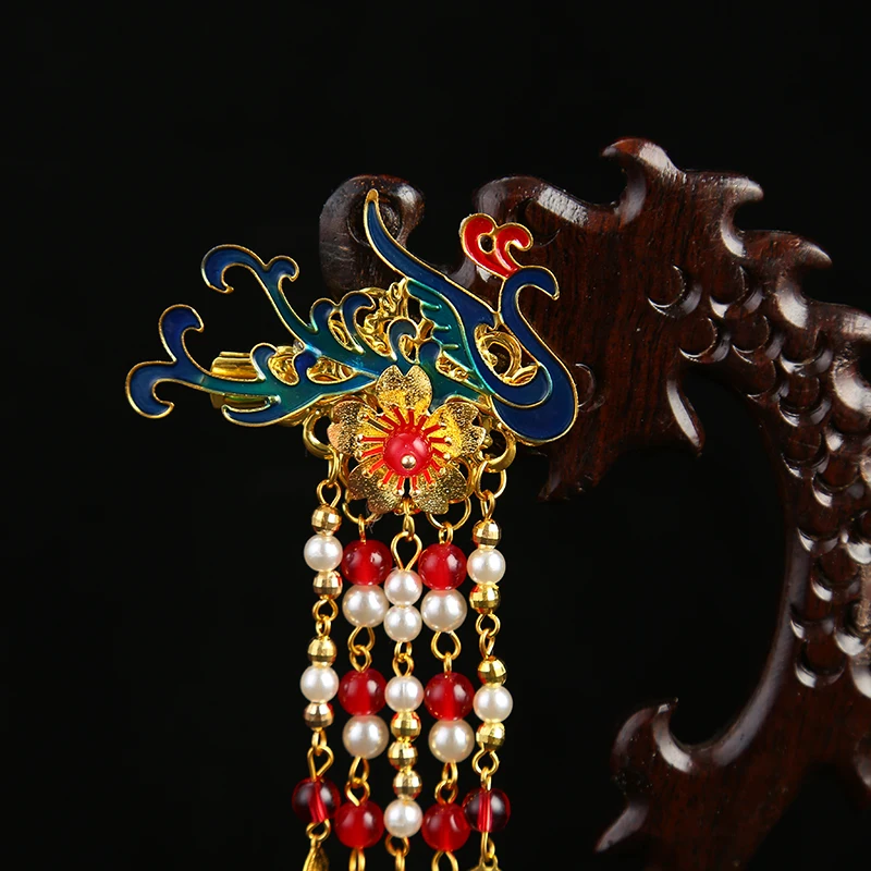 Заколка для волос Hanfu заколка в античном стиле зажимы ожерелье воротник