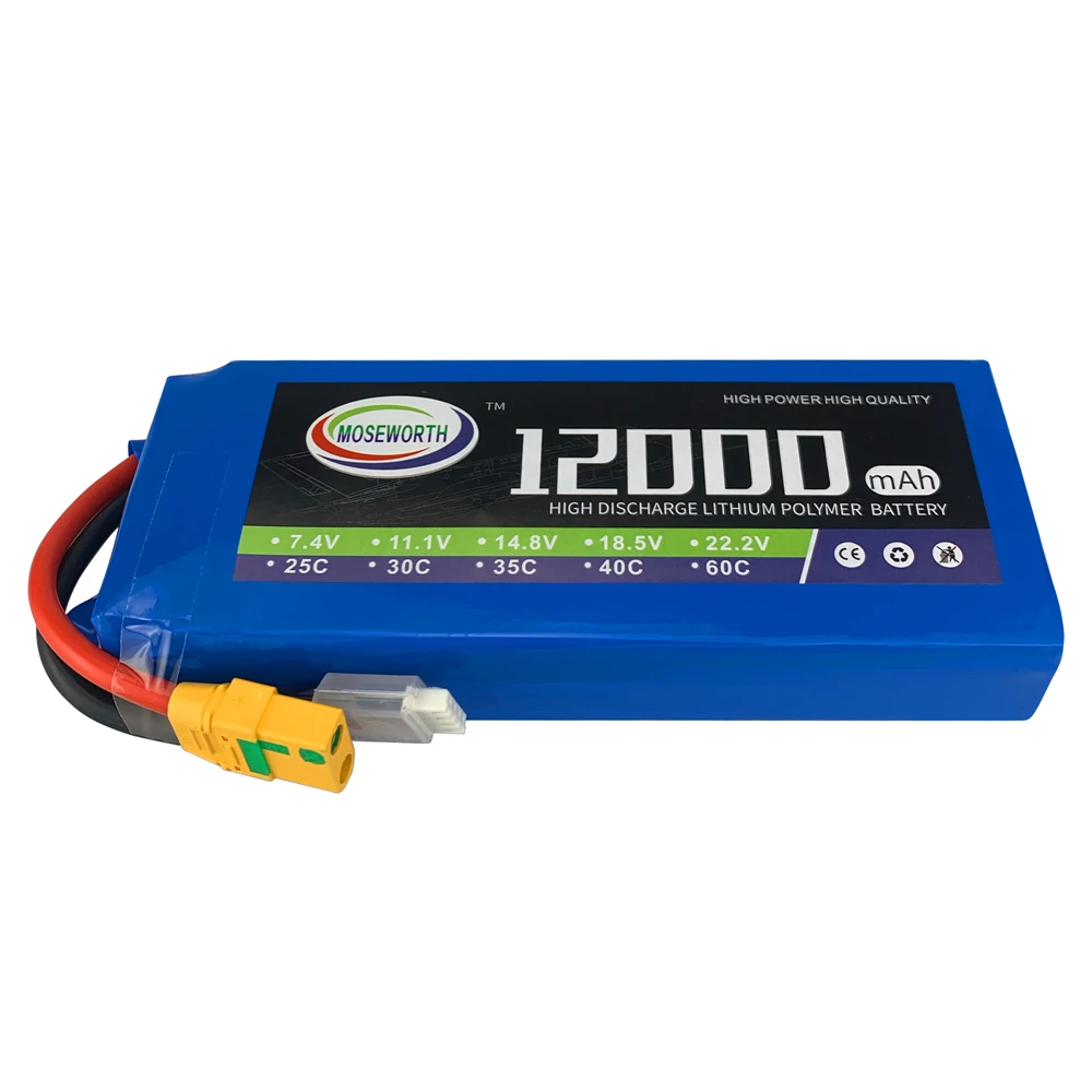 Аккумулятор LiPo 3S 11 1 В 12000 мАч 25C 35C для радиоуправляемого самолета вертолета