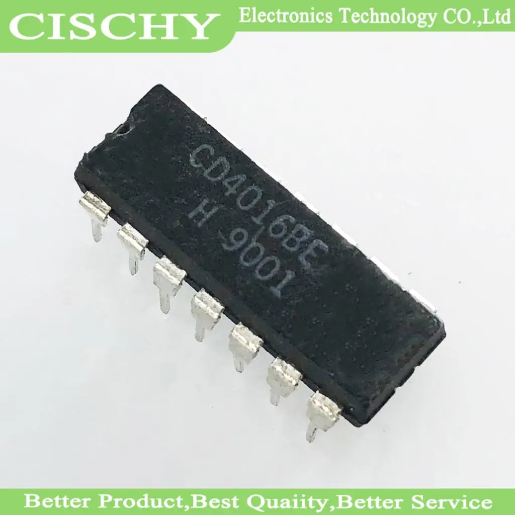 

10pcs/lot CD4016BE CD4016 DIP-14 In Stock