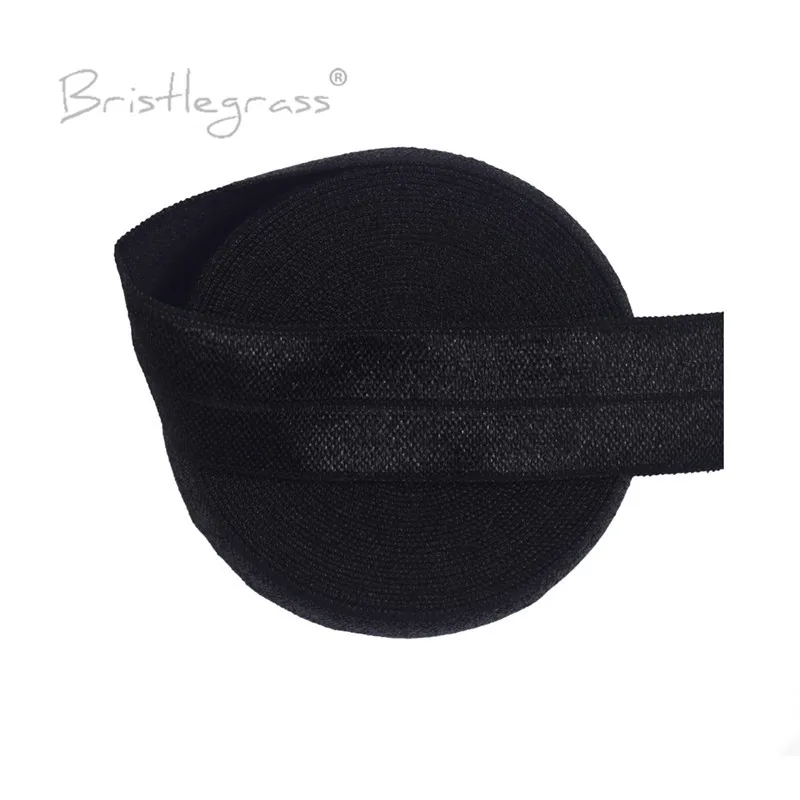 BRISTLEGRASS 2 5 10 ярдов 3/4 &quot20 мм черные однотонные блестящие враг с откидным верхом из