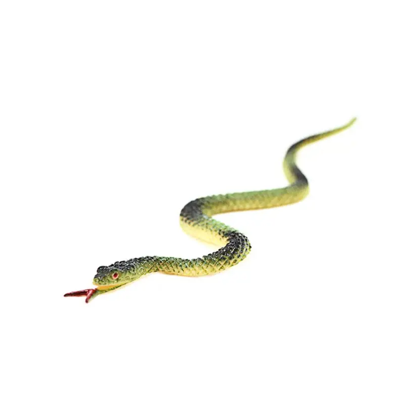 

12pcs/set Simulation Reptiles Animal Snake Figures Model Toys Halloween Jokes Trick Kids Educational Collection Gift