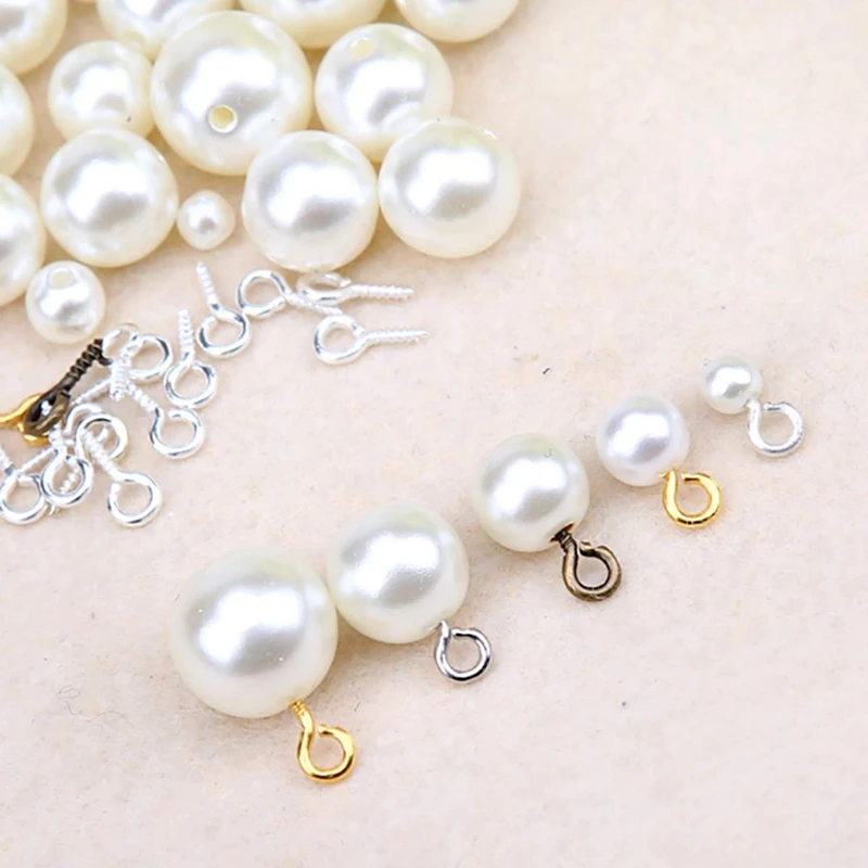 600 штук Мини винта для украшения ногтей маленькие винтовые иглы глаз крючок игл