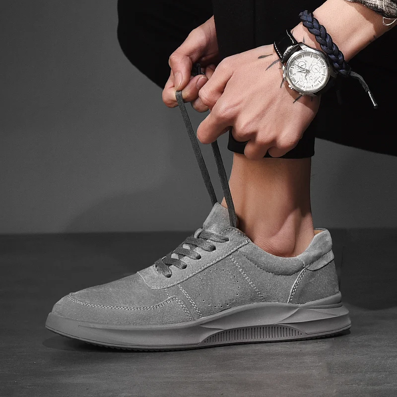 

Men Shoes High Top Causal Shoes For Men Sneaker Man Casual Shoe Vintage Men's Sport Leather 2020 Spring Mens Winter