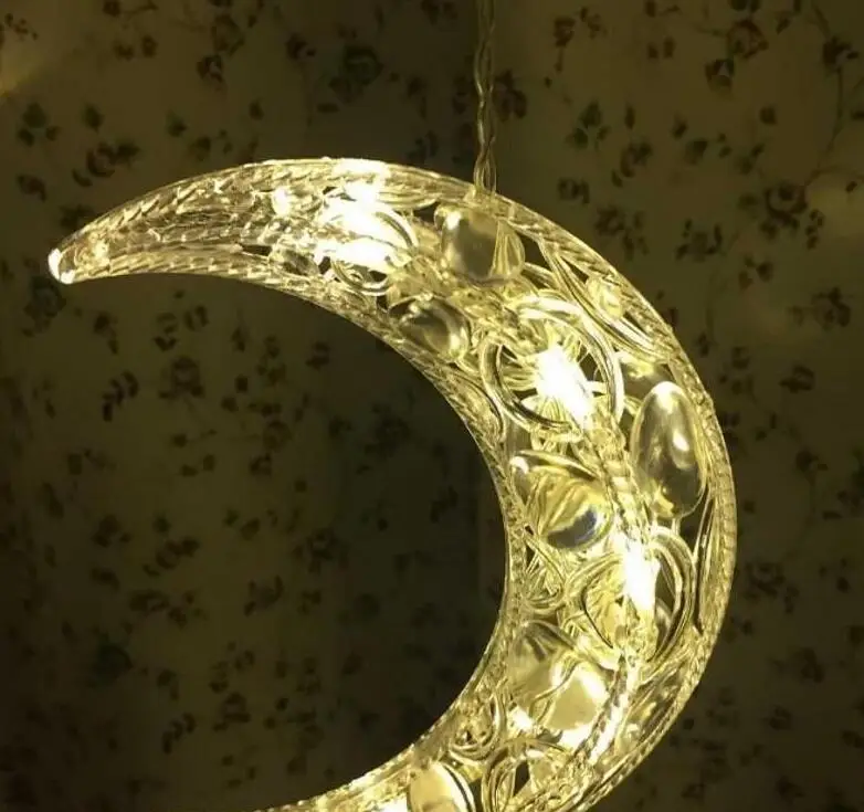 Светодиодный лунный занавес светильник сосулька светодиодный пентаграмма