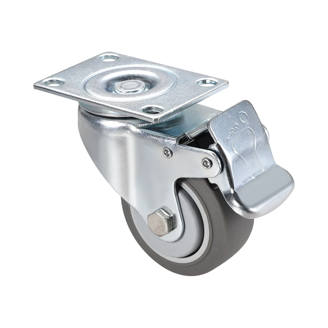 Uxcell поворотное колесо диаметром дюйма фунты емкость на 3 w тормоз 1 шт.|Ролики| |