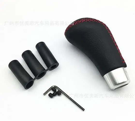 Universal MT PU Leather Manual Gear Shift Knob Gearshift Shifter Stick Lever Headball Pen ARM Fit For MOMO TOYOTA Volkswagen | Автомобили
