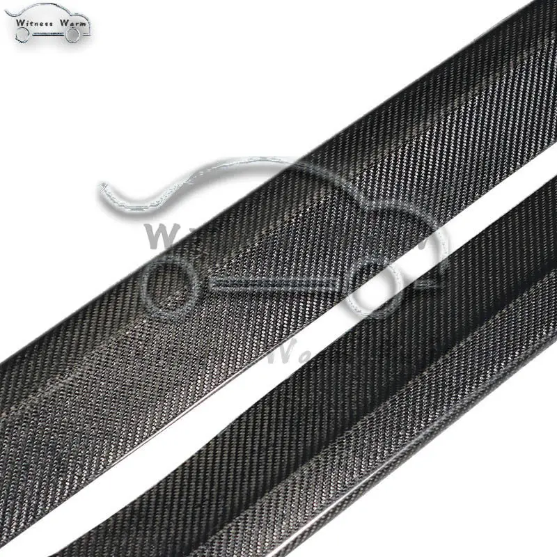 Комплект боковых юбки из углеродного волокна для бампера и губ Honda CIVIC 16 17 седан 10