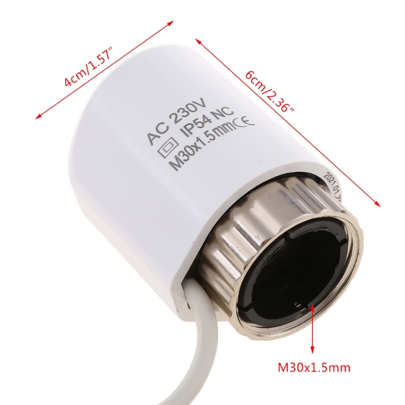 

AC 230V NC Electric Thermal Actuator M30*1.5mm for thermostatic Radiator -Valve