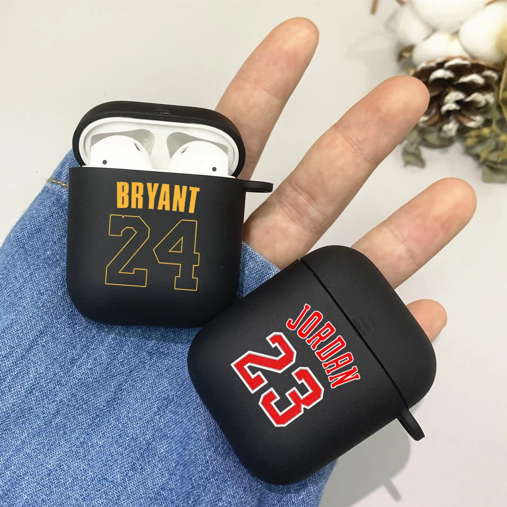 

Basketball Stars Kobe James Earphone Cover For Apple Airpods 1 2 Case Wireless Bluetooth For air pods pro Luxury Silicone Cases