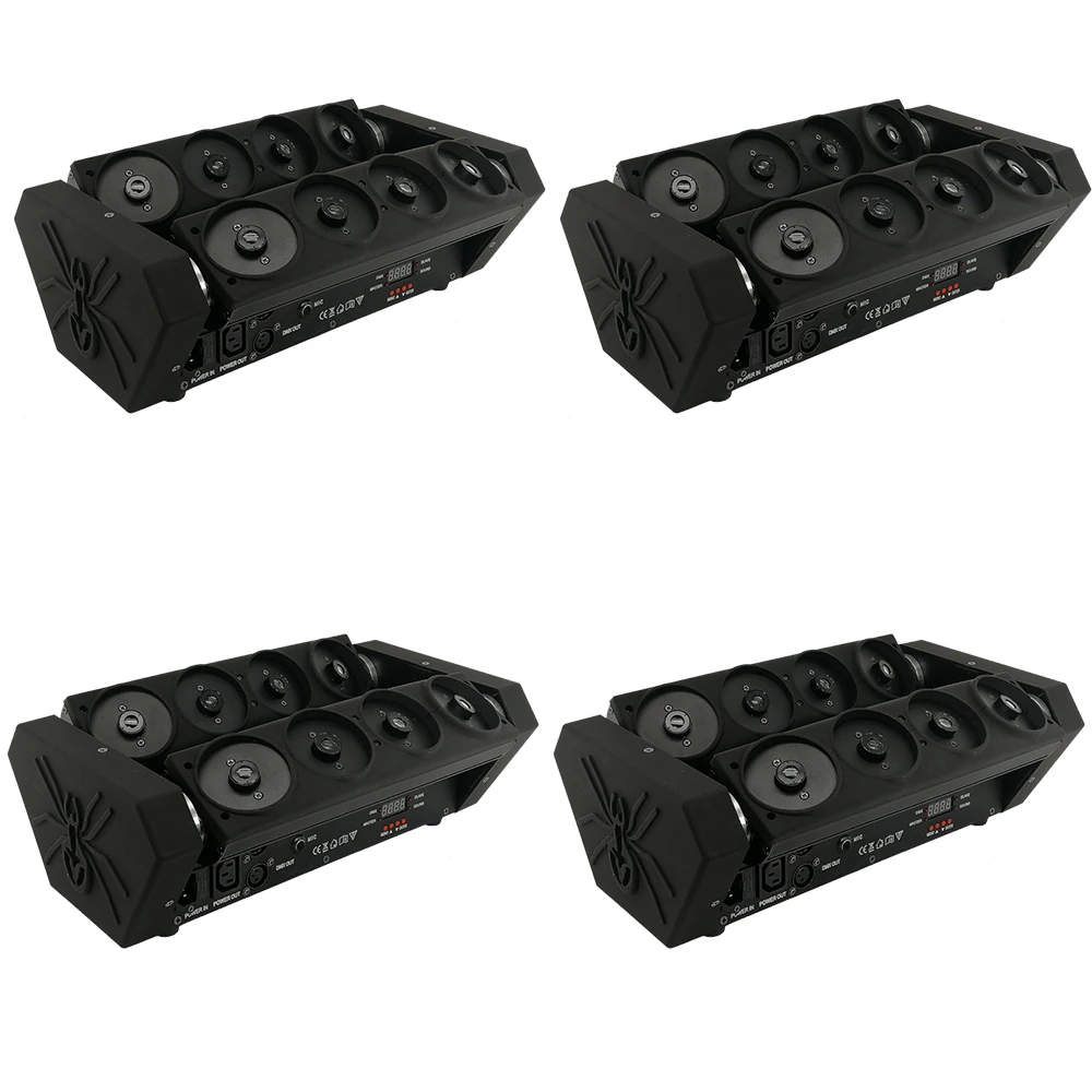 4 шт./RGB Полноцветный лазерный светильник паук dmx сценический dj толстый линейный