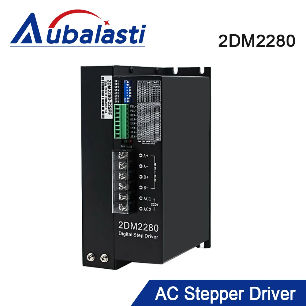 Драйвер шагового двигателя переменного тока Aubalasti, 2-фазный входное напряжение 2DM228 0, соответствует стандарту 110 серии, для фрезерного станка с ЧПУ