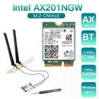 Беспроводная Антенна AX201NGW m.2 CNVIO Wi-Fi, 3000 Мбитс, Bluetooth 5,0, для сетевой карты NGFFM.2 CNVIo2 Intel AX201 Wi-Fi6