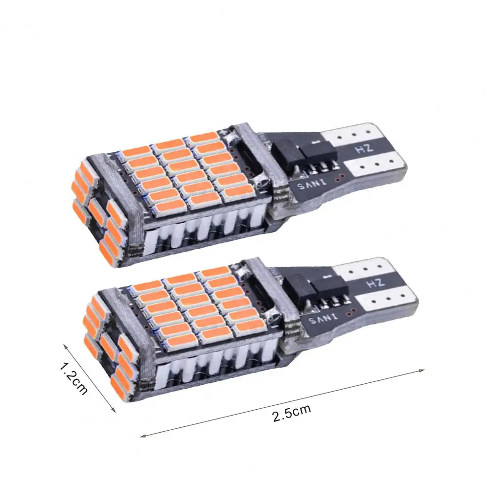 

T15 4014 45SMD Car Light Heat Dissipation Low Energy Consumption PC Turn Signal Fog LED Light for Car Signal Lamp