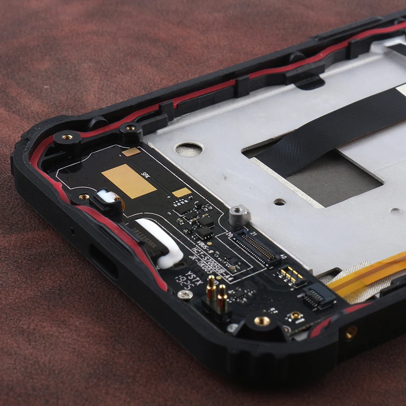 Ocolor для Blackview BV9600 BV9600 Pro 9,0 ЖК-дисплей и сенсорный экран с рамкой и пленкой и инструментами+ кнопка датчика отпечатков пальцев