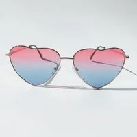 vintage heart sunglasses women brand designer candy color gradient sun glasses outdoor goggles party oculos de sol heart sol