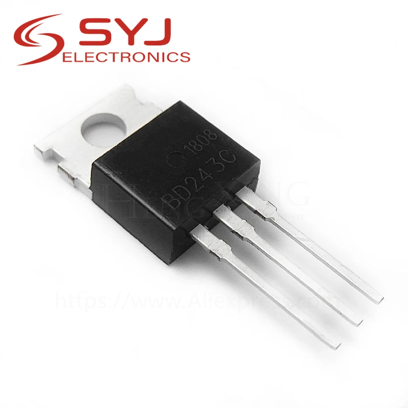 

10pcs/lot BD243C TO220 BD243 100V 6A TO-220 In Stock