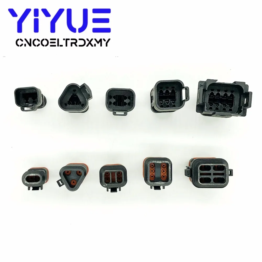 Deutsch DT E008 2-12P DT06-2/3/4/6/8-E008 DT04-2/3/4/6/8-e008 водонепроницаемый разъем автомобильный герметичный разъем с контактами
