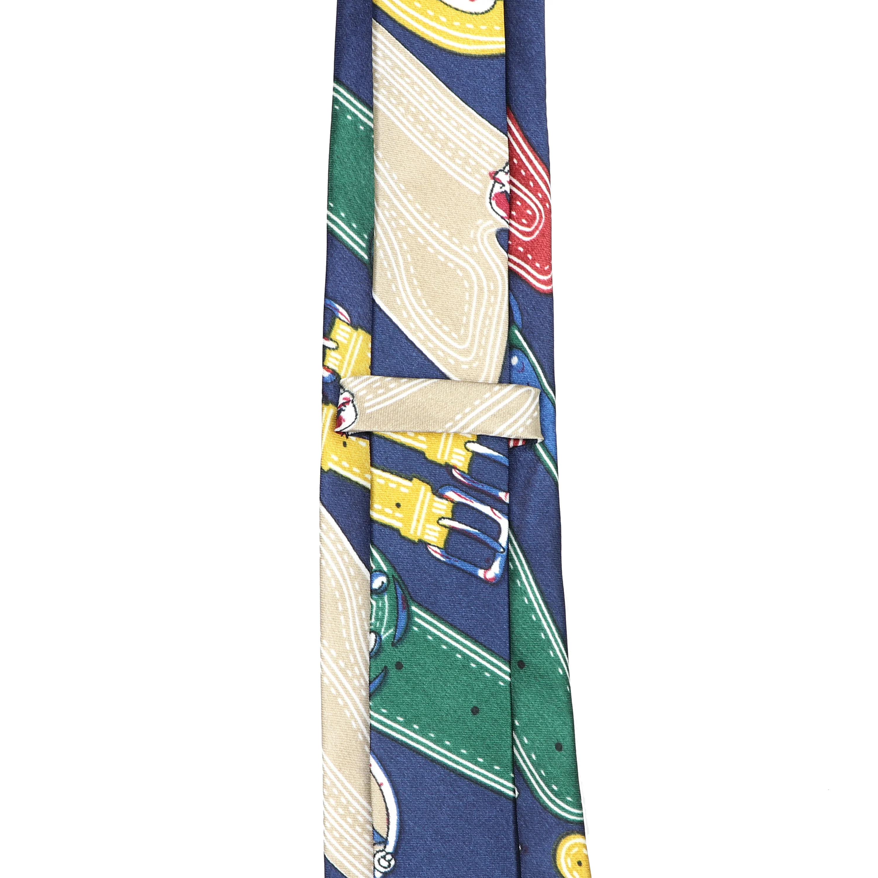 Мужской галстук с узором пейсли Классический Повседневный из полиэстера в