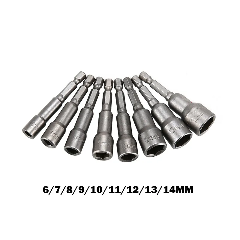 

3 PCS Hex Shank Wrench Drive Power Drill Socket Drill Adapter Socket Extension Bit Adaptor Set 1/4 3/8 1/2 screwdriver tools