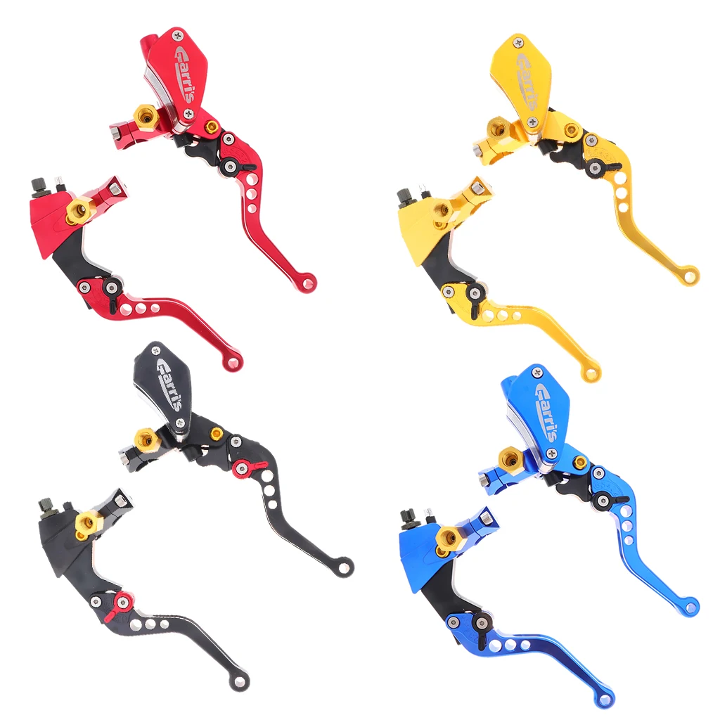 

2x Motorcycle Clutch Brake Levers Foldable Extending Handle Levers