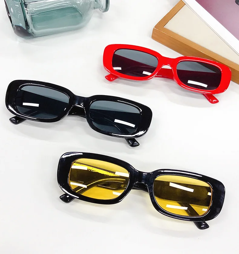 

Classic Retro Square Sunglasses Women Brand Vintage Travel Small Rectangle Sun Glasses Female Ins Popular Oculos Lunette De Sol