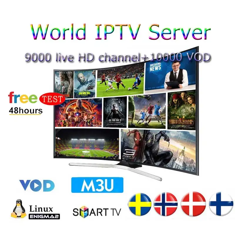 Лучший HD IPTV M3U подписка ip tv ltaly 9000 активный канал + 10000 VOD Поддержка android smart для