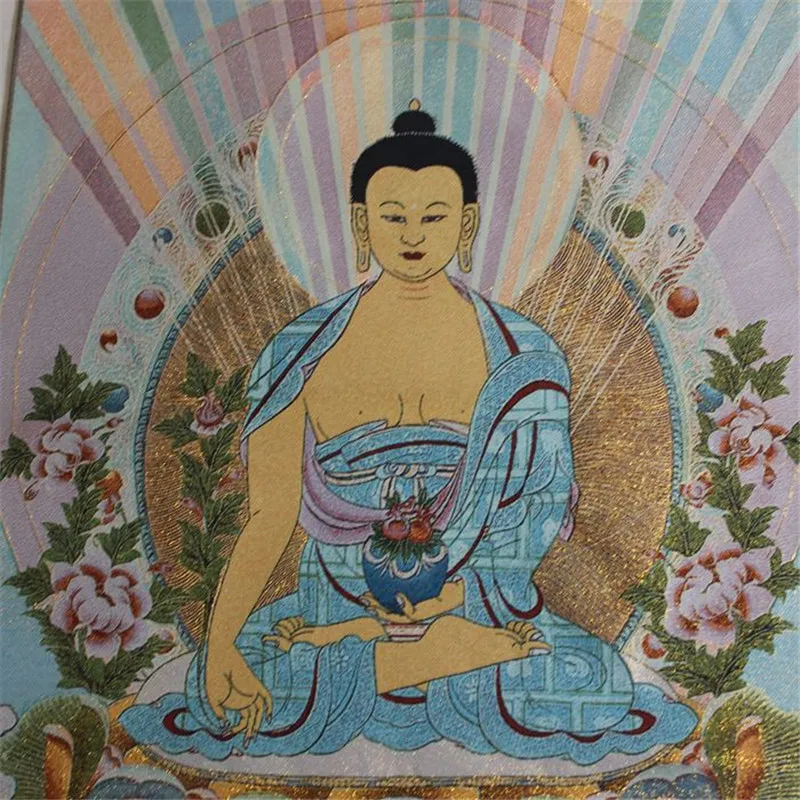 

Collection of Nepalese embroidery pharmacist fothangka gold embroidery