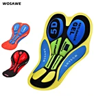 WOSAWE велосипедные шорты DIY подушки силиконовые дышащие 5D колодки велосипедная Спортивная одежда для верховой езды на открытом воздухе Велосипедное нижнее белье с подкладкой