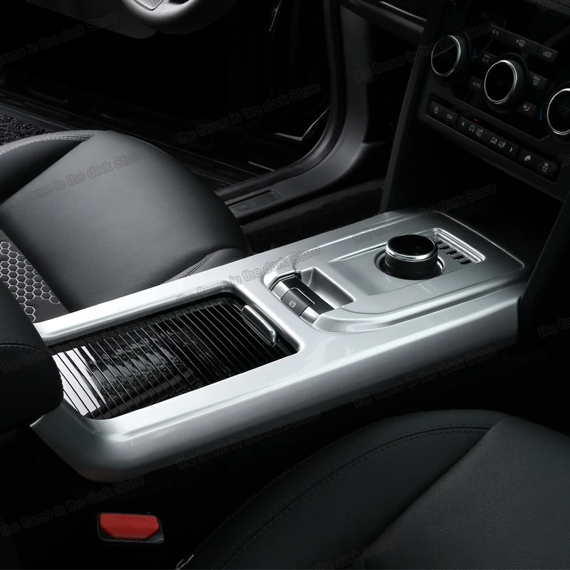 Матовая Серебристая Автомобильная центральная консоль abs панели переключения