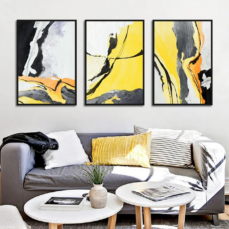 Минимализм абстрактные геометрические узоры холст живопись плакаты и принты