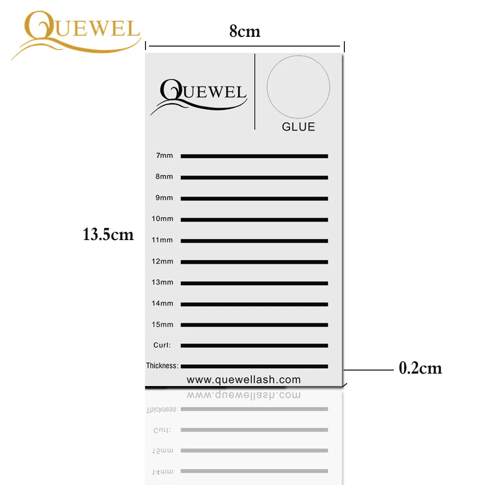 Quewel акриловая Подушечка для ресниц 5 шт. индивидуальное наращивание поддон