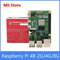 raspberry pi 4 model b 248gb ram linux development board cortex a72 64 bit quad core 1 5ghz soc 2 45 0 ghz wifi bluetooth 5 0