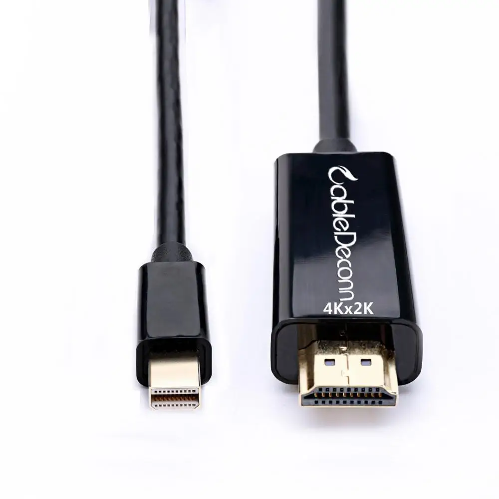 Mini displayport to hdmi адаптер 4k кабель для проектора mini dp конвертер Male Apple Macbook Pro Air iMac| |