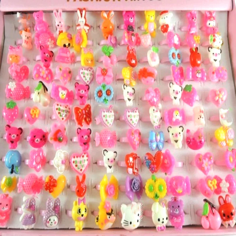 Кольца для девочек 5 шт./компл. крутые ювелирные изделия распродажа бижутерия