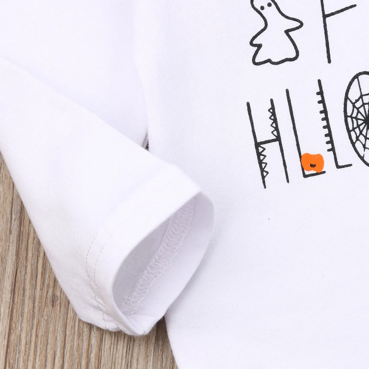 2019 Baby Spring Autumn Clothing Newborn Boy Girl Halloween Outfit Long Sleeve Romper Jumpsuit+Pant Pumpkin Print 2PCS Set | Детская