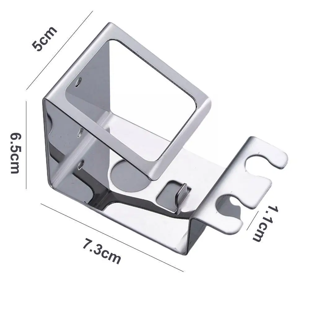 Steel Wall Mount Toothbrush Holder Toothpaste And Bathroom Tooth Organizer Box Cup Brush Accessories B8r6 | Дом и сад